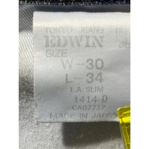 Indie Edwin Vintage 1985 Grunge Natural Distressed  Mens 30/34 Gorpcore Jeans - Picture 3 of 12